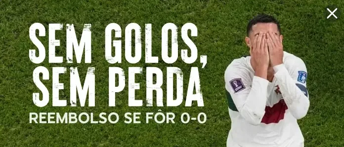 Sem golos, sem perda — reembolso se for 0-0